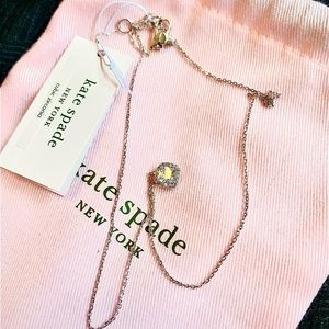 Kate Spade Pcess necklace + mini pendant- BNWT